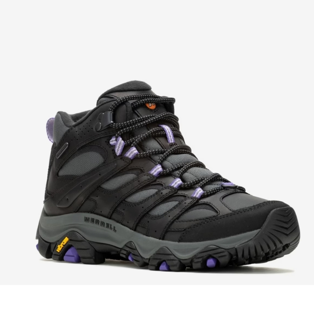 Merrell Moab 3 Thermo Mid Waterproof, Black/Orchid Women's Size 6.5M